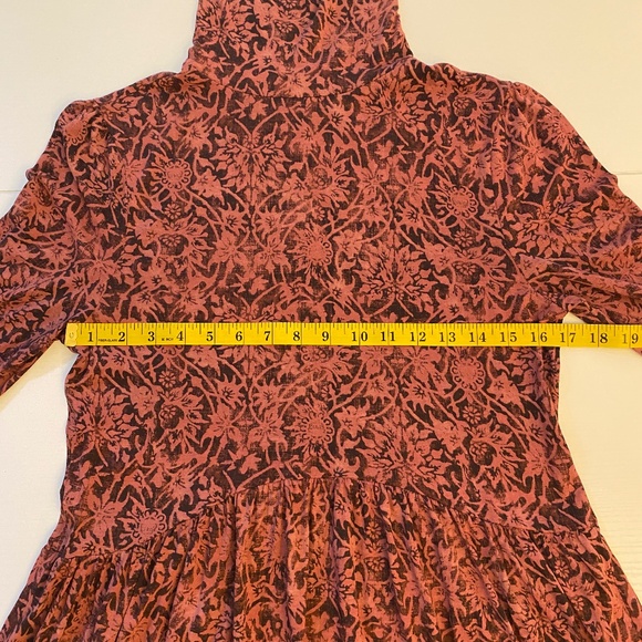 Peruvian Connection Willowmead Floral Pima Cotton Blend Midi Dress Size Medium - Picture 9 of 11